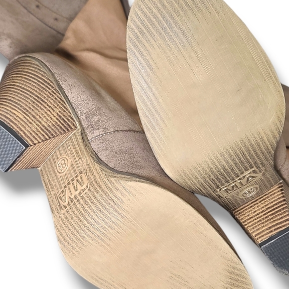 Mia Women's Brown Faux Leather Jeri Harness Boots Size 8.5 - Picture 5 of 16